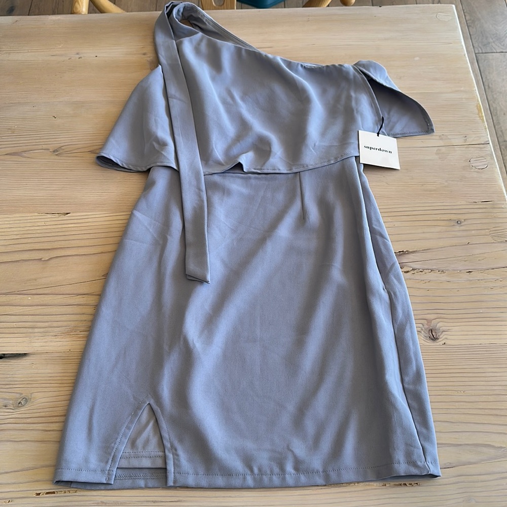 Superdown Jenna One Shoulder Dress (Size Small / NWT)